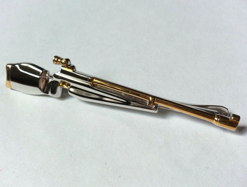 Pince cravate vintage - cravate, fusil
