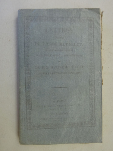 Lettres inédites abbé - de, l'abbé