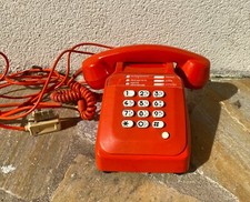 Ancien TELEPHONE SOCOTEL ORANGE à touches 1983
