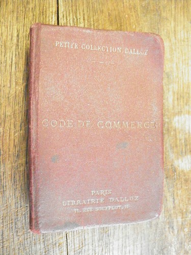 Code commerce 1931 - code, /