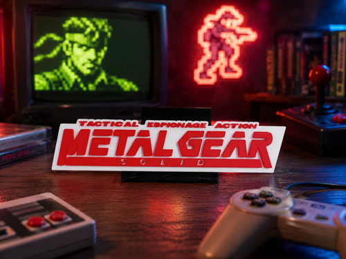 Plaque déco metal - gear, solid