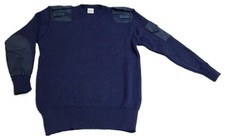 Pull Utilitaire À Col En V De La Marine Britannique 80% Laine Toutes Tailles