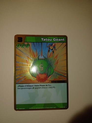 Carte inazuma eleven tatou - carte,