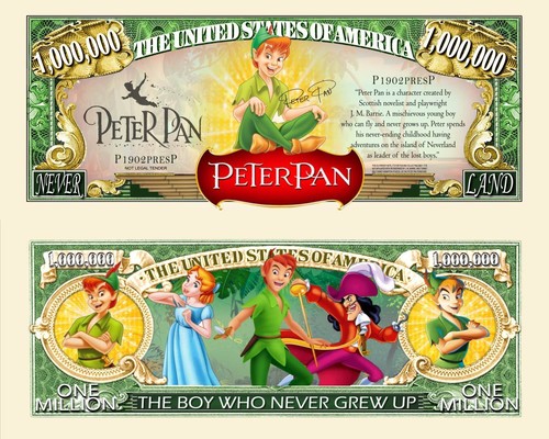 Peter pan billet 1 - billet, million