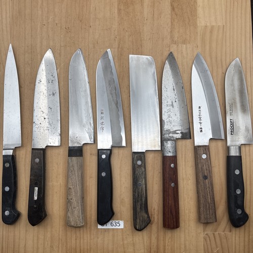 Lot couteaux endommagés - de,