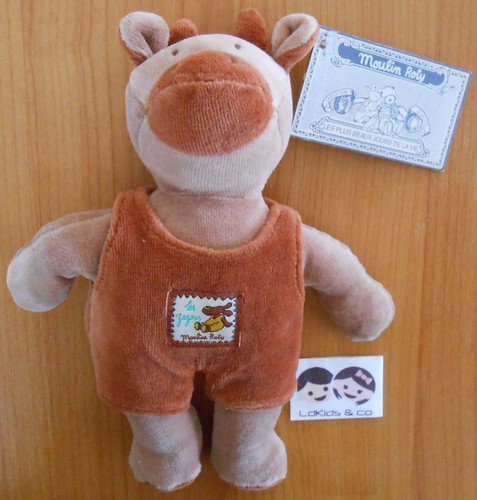 Doudou vache moulin - moulin, roty