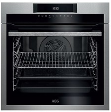 AEG BEE641222M Four Électrique Encastré 60CM Multifonction 12 XXL Inox CL.A+