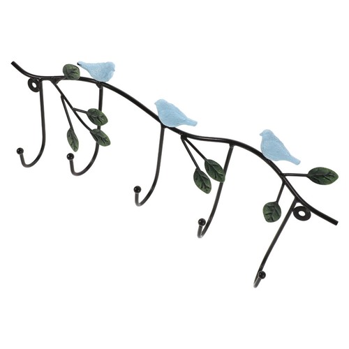 Patère oiseau fer - oiseau, en