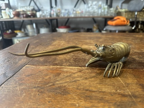 Okimono langouste bronze japon - okimono,
