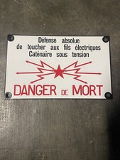 ANCIENNE PLAQUE EMAILLEE  SNCF