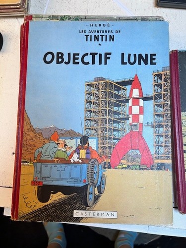 Tintin objectif lune - tintin,