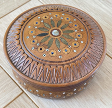 Charmante boite en bois ancienne à décor de perles & Nacre  - Collection