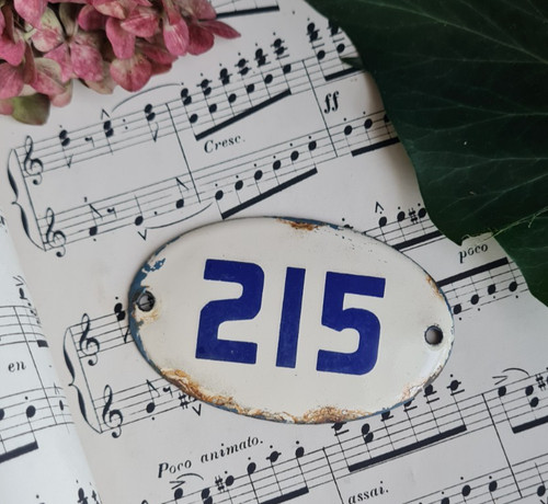 Ancienne plaque emaillee ovale - ancienne,