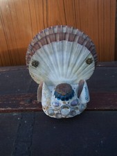 Encrier Coquillages Vintage Collection Souvenir de Vacances Bord de Mer Dinard