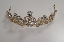 Serre-tête couronne Diadème Accessoire Cheveux doré Mariage Déguisement (C)/EBQJ