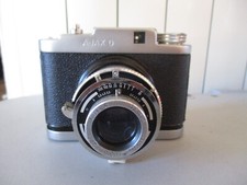 APPAREIL ARGENTIQUE ANCIEN  ALSAPHOT AJAX D  OBJECTIF BOYER  TOPAZ 1:3.5  F=75