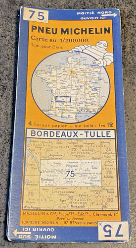 Carte michelin 75 - carte,