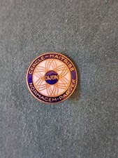Broche Émaillée, Dijon, Cercle Maîtrise Normacem Parvex, Vers 1960