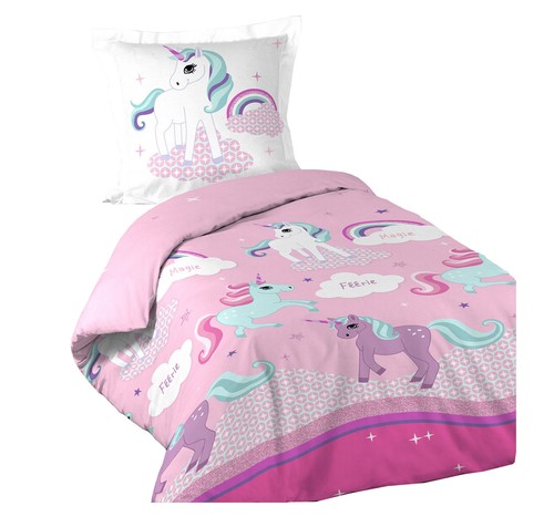 2tlg linge lit fille 140 - 2tlg.,