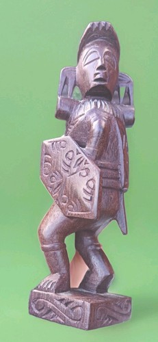 Iban tribal wood sculpture - iban,