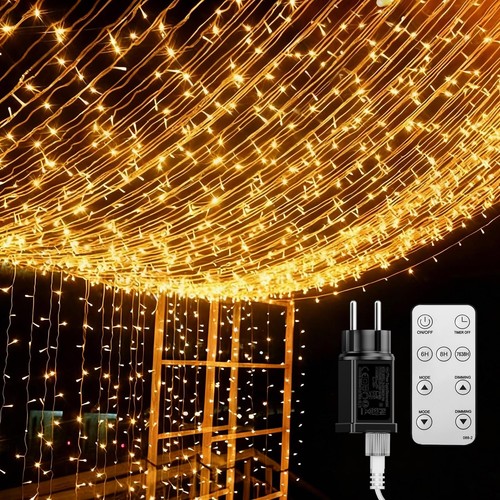 Rideau lumineux exterieur - exterieur,, 600