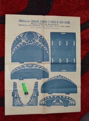 Plan découpe manufrance - plan, de