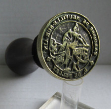 ANCIEN RARE CACHET SCEAU PAROISSE NEUVILLE SUR AIN DIOCESE BELLEY ANTIQUE SEAL