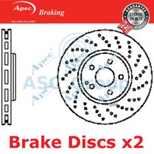 2x Apec BRAKING 330mm Ventilé