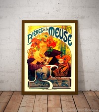 Bieres Meuse Mucha Vintage