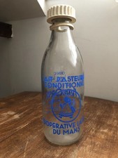 Bouteille publicitaire de lait