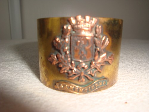 Ancien rond serviette - rond, de
