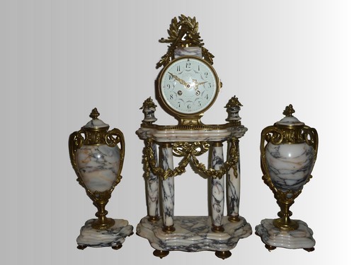 Pendule cassolettes horloge - pendule,