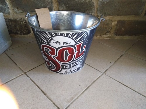 Grand seau métal bière - seau,