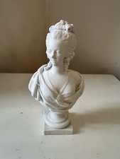 Magnifique Buste Marie-Antoinette en Biscuit XIX