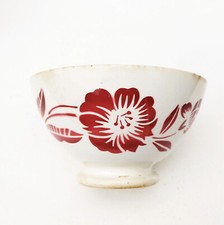 Bol, faïence, décor de fleurs, Vintage