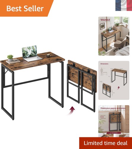 Bureau pliable vasagle - pliable,