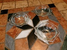 Lot de 3 coupelles en verre