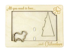 Chihuahua À Poil Long Cadre