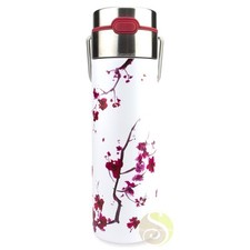 Bouteille isotherme Cherry blossom Leeza gourde thermos nomade voyage