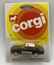 BUICK Regal SHERIFF noire - CORGI (Juniors) 28 - 1981 - Neuf sous blister MIB