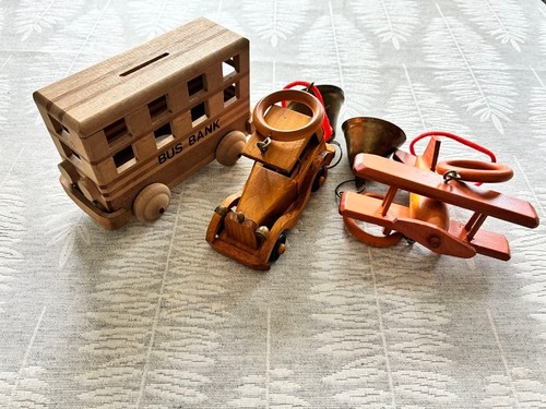 Tirelire sonnette bois bus - en,