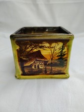 SCHRAMBERG ALLEMAGNE ANCIEN PETIT VASE FAIENCE  