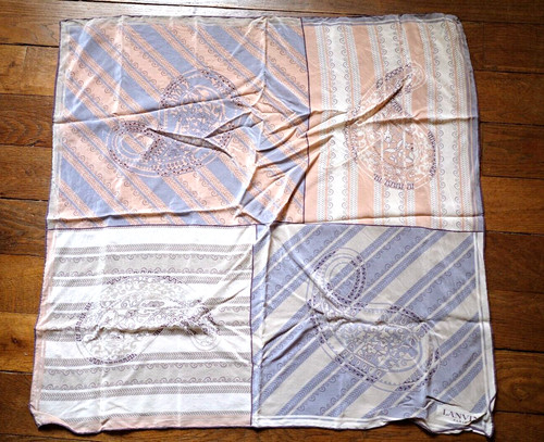 Vintage textile carré - textile, foulard