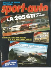 SPORT AUTO N°266 205 GTI /GOLF GTI / KADETT GTE /ESCORT XR3i / VISA 4X4 / R25 V6