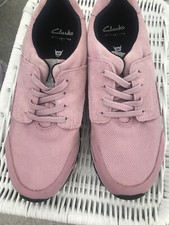 Baskets Clarks rose enfant /