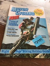 Magazine moto "Motorcycling" 1979 BMW R45 R65 Suzuki GT SB 200 Honda CBN 250 400