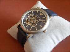 EMPORIO ARMANI AUTOMATIC COEUR OUVERT SQUELETTE NEUVE GARANTIE 2 ANS ACIER MAT
