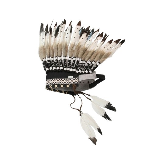 Coiffe plumes bicolore - à,