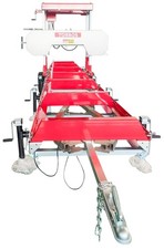 Scie à grumes sur remorque - Moteur électrique 7,5 kW 400 V - HBZ790ETL