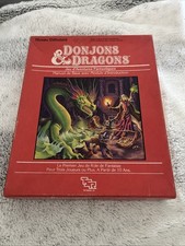 Boîte De Règles + Module D&D Donjons & Dragon Jeu D’aventures Fantastiques TSR